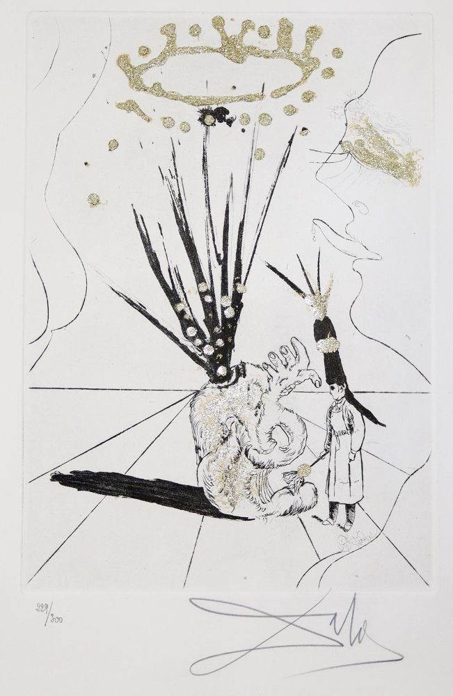 Große Abbildung Nr.5: 142-1598 Dali,S.: (Literatur und illustrierte Bücher 20.Jahrhundert - Alte Literatur in modernen Ausgaben)