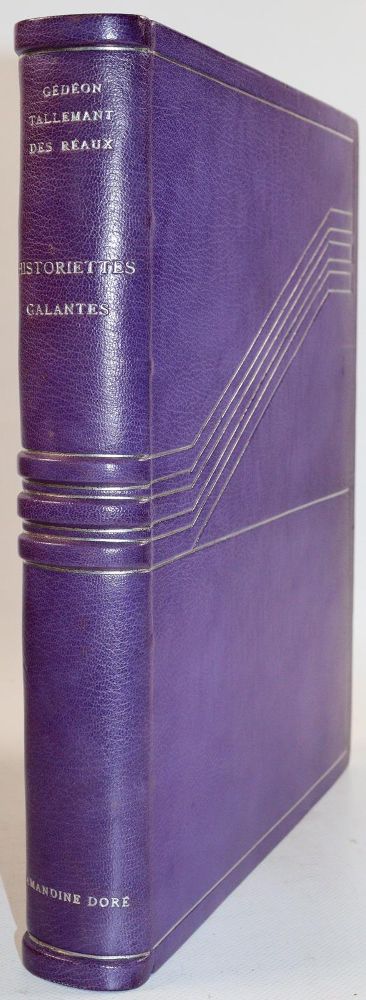 Große Abbildung Nr.1: 142-1610 Tallemant des Reaux,(G.).: (Einband, Dore)