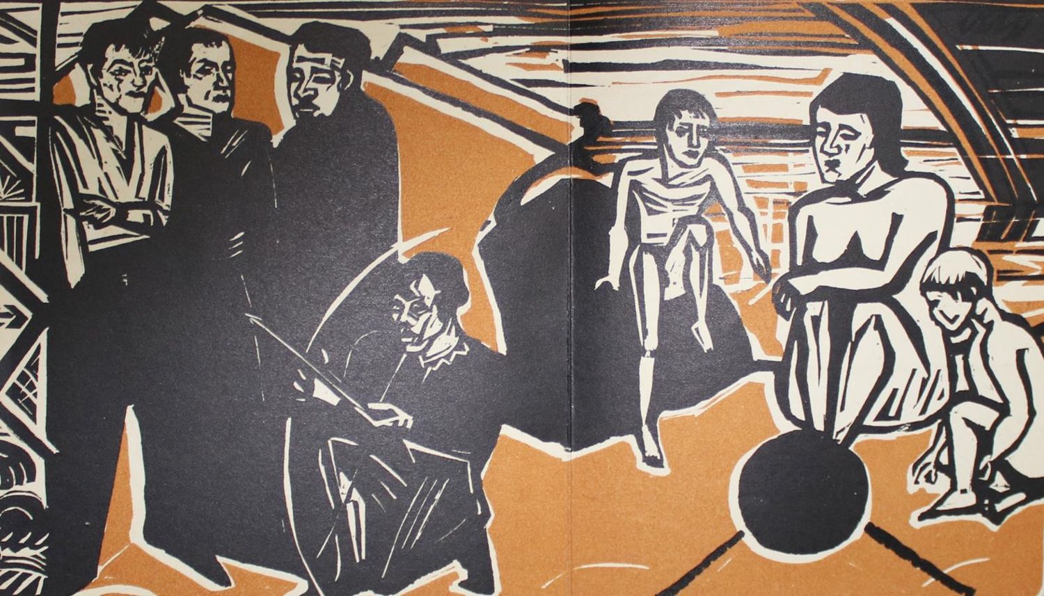 Große Abbildung Nr.2: 142-1619 Erich Heckel.: (Literatur und illustrierte Bücher 20.Jahrhundert - Alte Literatur in modernen Ausgaben)