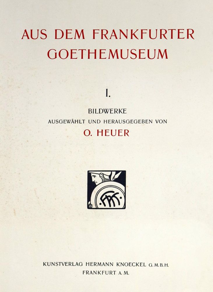 Große Abbildung Nr.1: 142-1649 Heuer,O. (Hrsg.): (Goethe)