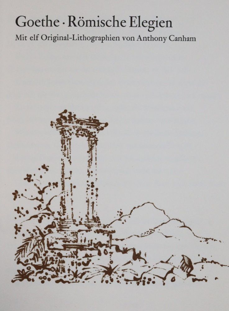 Große Abbildung Nr.1: 142-1650 Goethe,J.W.v.: (Literatur und illustrierte Bücher 20.Jahrhundert - Alte Literatur in modernen Ausgaben)
