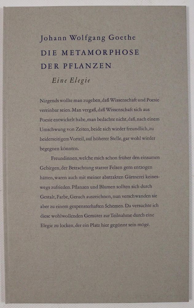 Große Abbildung Nr.5: 142-1653 Goethe,J.W.v.: (Literatur und illustrierte Bücher 20.Jahrhundert - Alte Literatur in modernen Ausgaben)