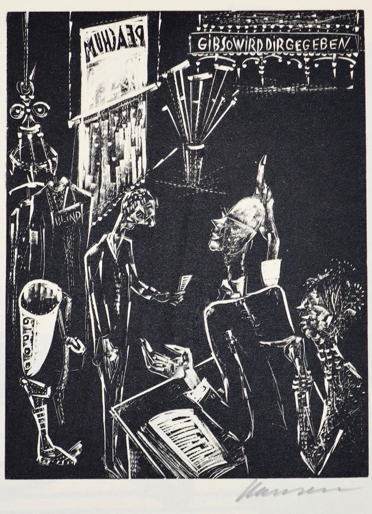 Große Abbildung Nr.2: 142-1663 Hansen-Bahia,(K.H.).: (Modern literature and illustrated books 20th century)