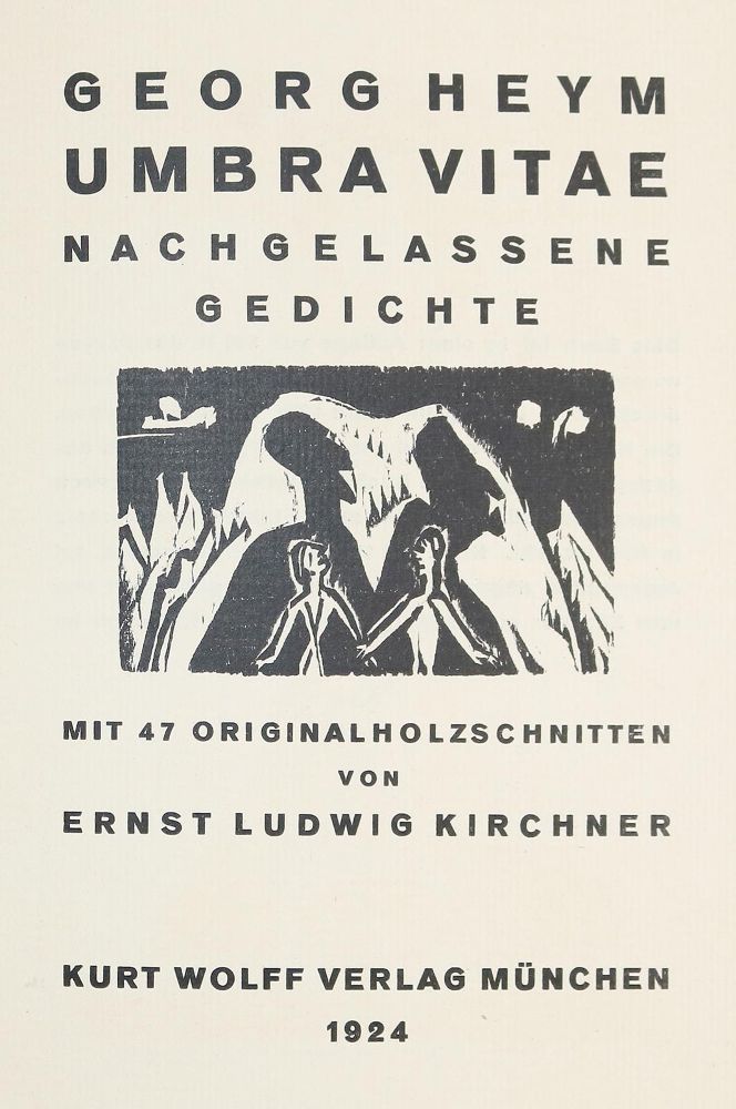 Große Abbildung Nr.6: 142-1668 Heym,G.: (Literatur und illustrierte Bücher 20.Jahrhundert - Alte Literatur in modernen Ausgaben)