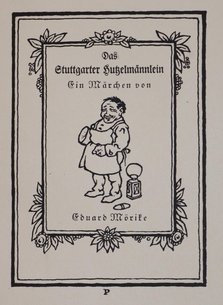 Große Abbildung Nr.1: 142-1679 Mörike,E.: (Literatur und illustrierte Bücher 20.Jahrhundert - Alte Literatur in modernen Ausgaben)