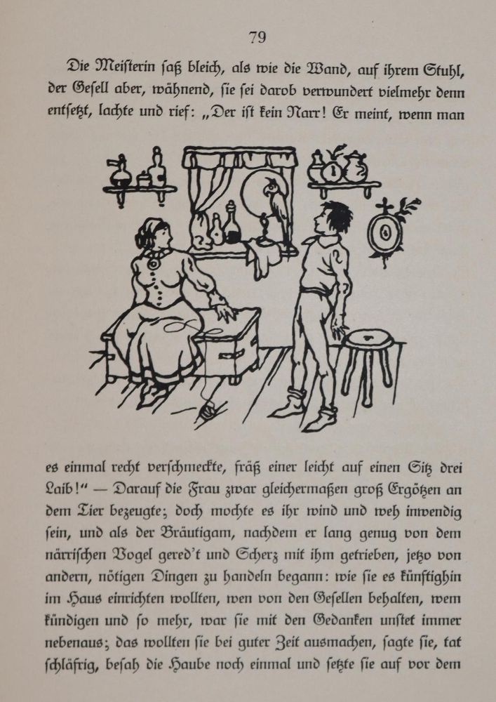 Große Abbildung Nr.2: 142-1679 Mörike,E.: (Literatur und illustrierte Bücher 20.Jahrhundert - Alte Literatur in modernen Ausgaben)