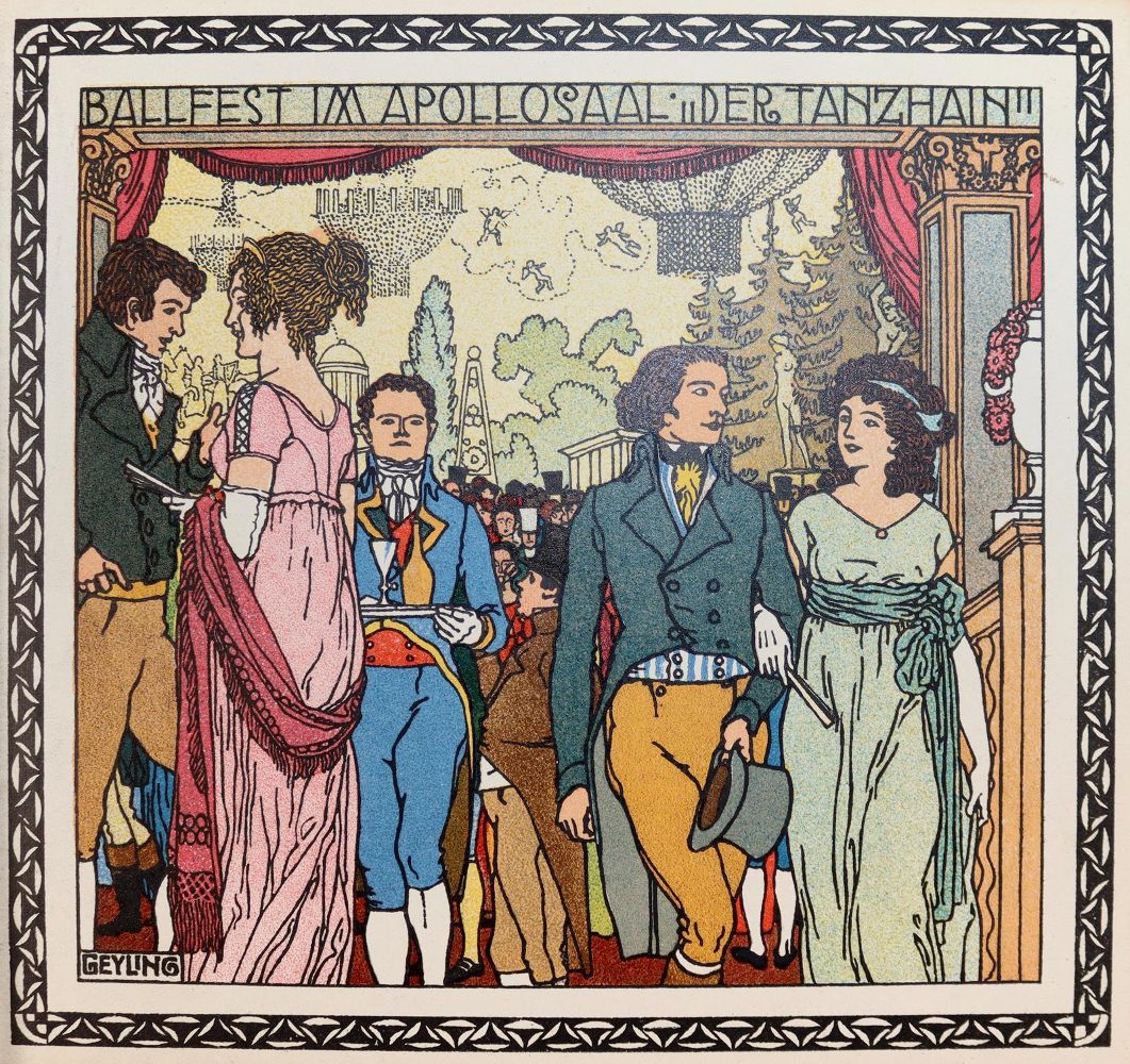 Große Abbildung Nr.1: 142-1696 Ball der Stadt Wien 1909.: (Jugendstil)