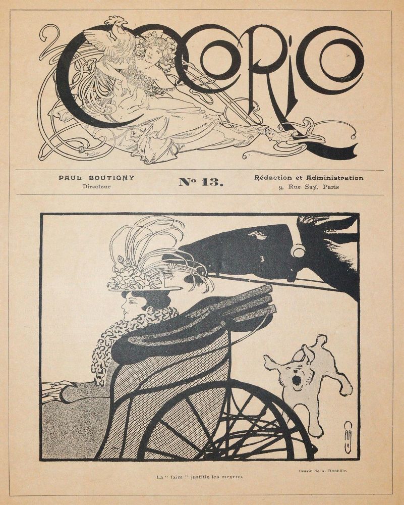 Große Abbildung Nr.3: 142-1697 Cocorico.: (Jugendstil, Mucha)