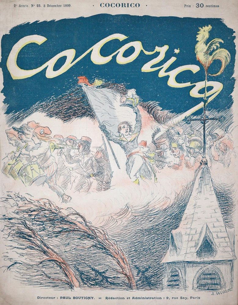 Große Abbildung Nr.4: 142-1697 Cocorico.: (Jugendstil, Mucha)