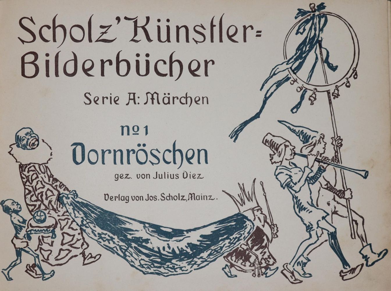 Große Abbildung Nr.2: 142-1698 Scholz Künstler-Bilderbücher.: (Jugendstil)