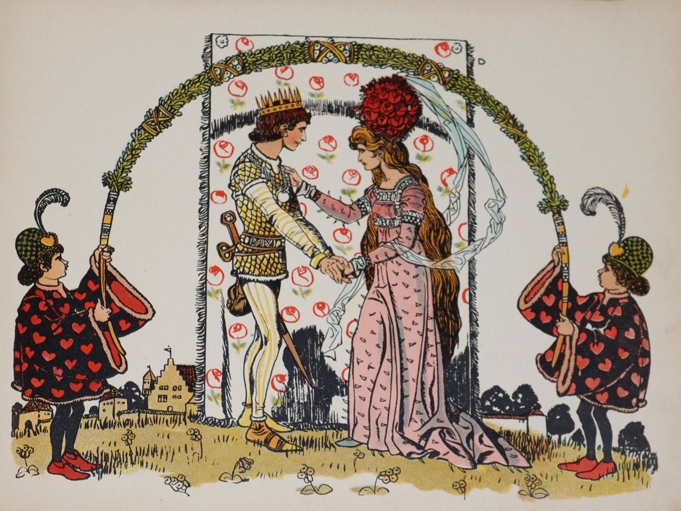 Große Abbildung Nr.5: 142-1698 Scholz Künstler-Bilderbücher.: (Jugendstil)