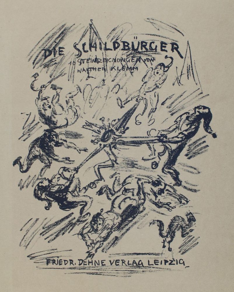 Große Abbildung Nr.1: 142-1707 Klemm,W.: (Literatur und illustrierte Bücher 20.Jahrhundert - Alte Literatur in modernen Ausgaben)