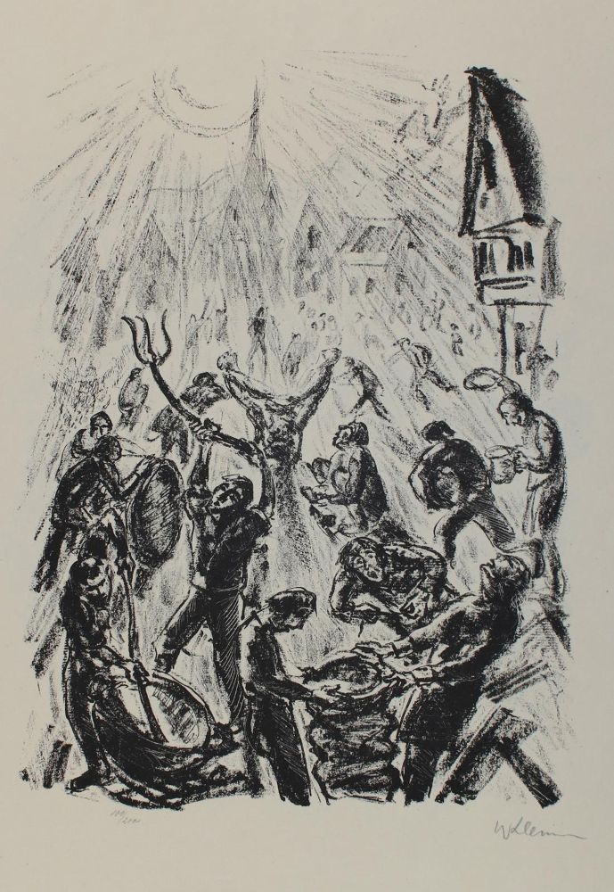 Große Abbildung Nr.11: 142-1707 Klemm,W.: (Literatur und illustrierte Bücher 20.Jahrhundert - Alte Literatur in modernen Ausgaben)