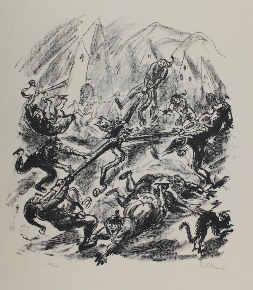 Große Abbildung Nr.12: 142-1707 Klemm,W.: (Literatur und illustrierte Bücher 20.Jahrhundert - Alte Literatur in modernen Ausgaben)