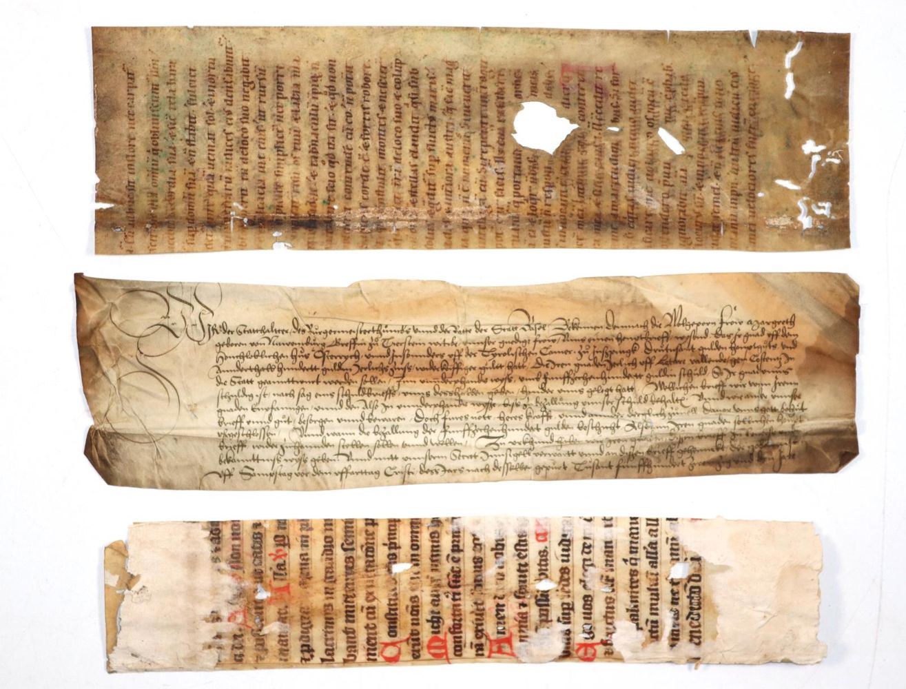 Große Abbildung Nr.1: 142-171 Fragmente.: (Handschriften)