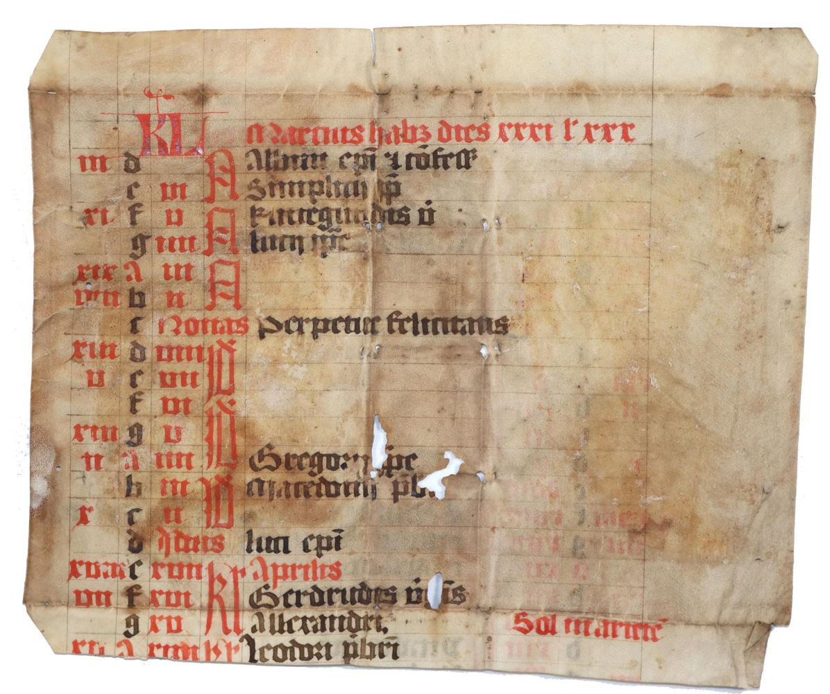 Große Abbildung Nr.1: 142-172 Fragmente.: (Handschriften)