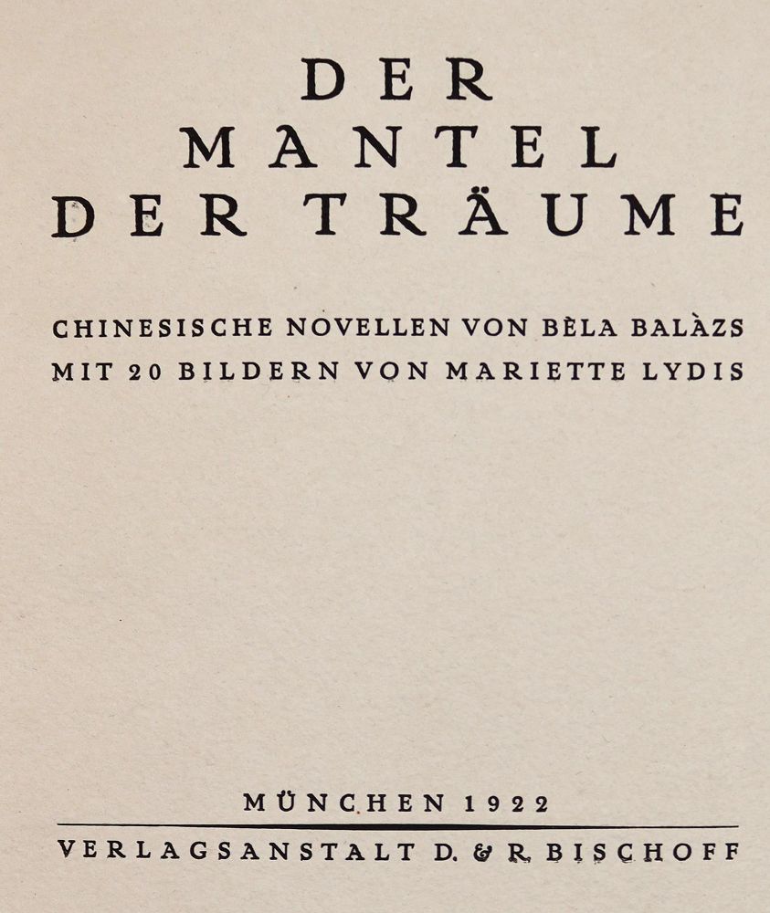 Große Abbildung Nr.1: 142-1726 Balazs,B. (d.i. H.Bauer).: (Lydis)