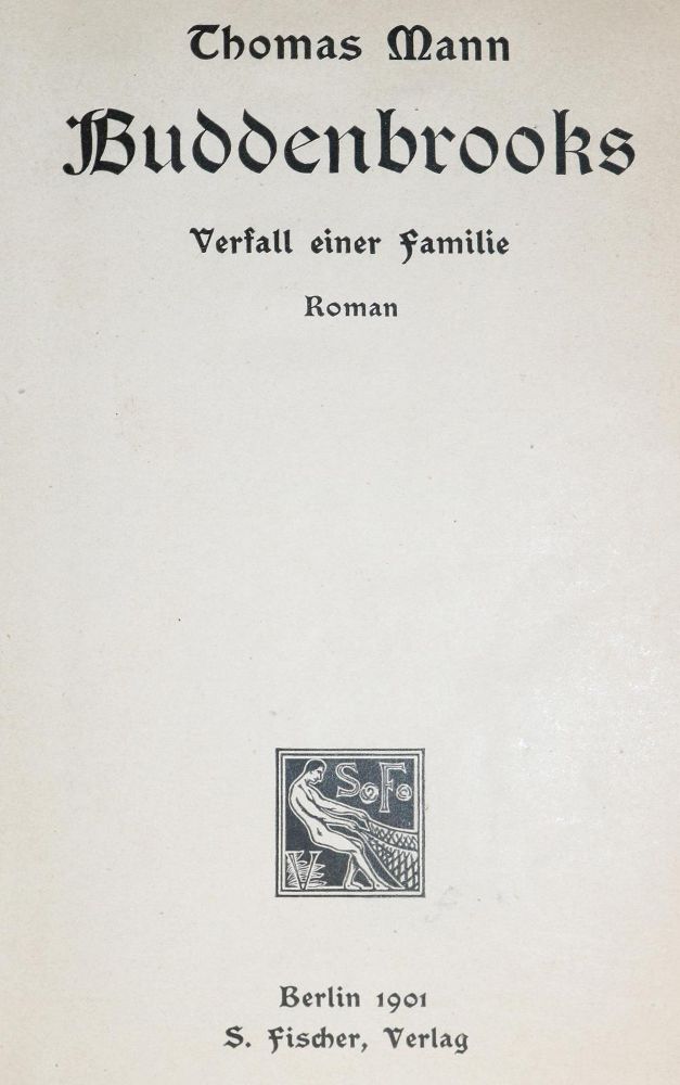 Große Abbildung Nr.1: 142-1729 Mann,T.: (Literatur und illustrierte Bücher 20.Jahrhundert - Alte Literatur in modernen Ausgaben)