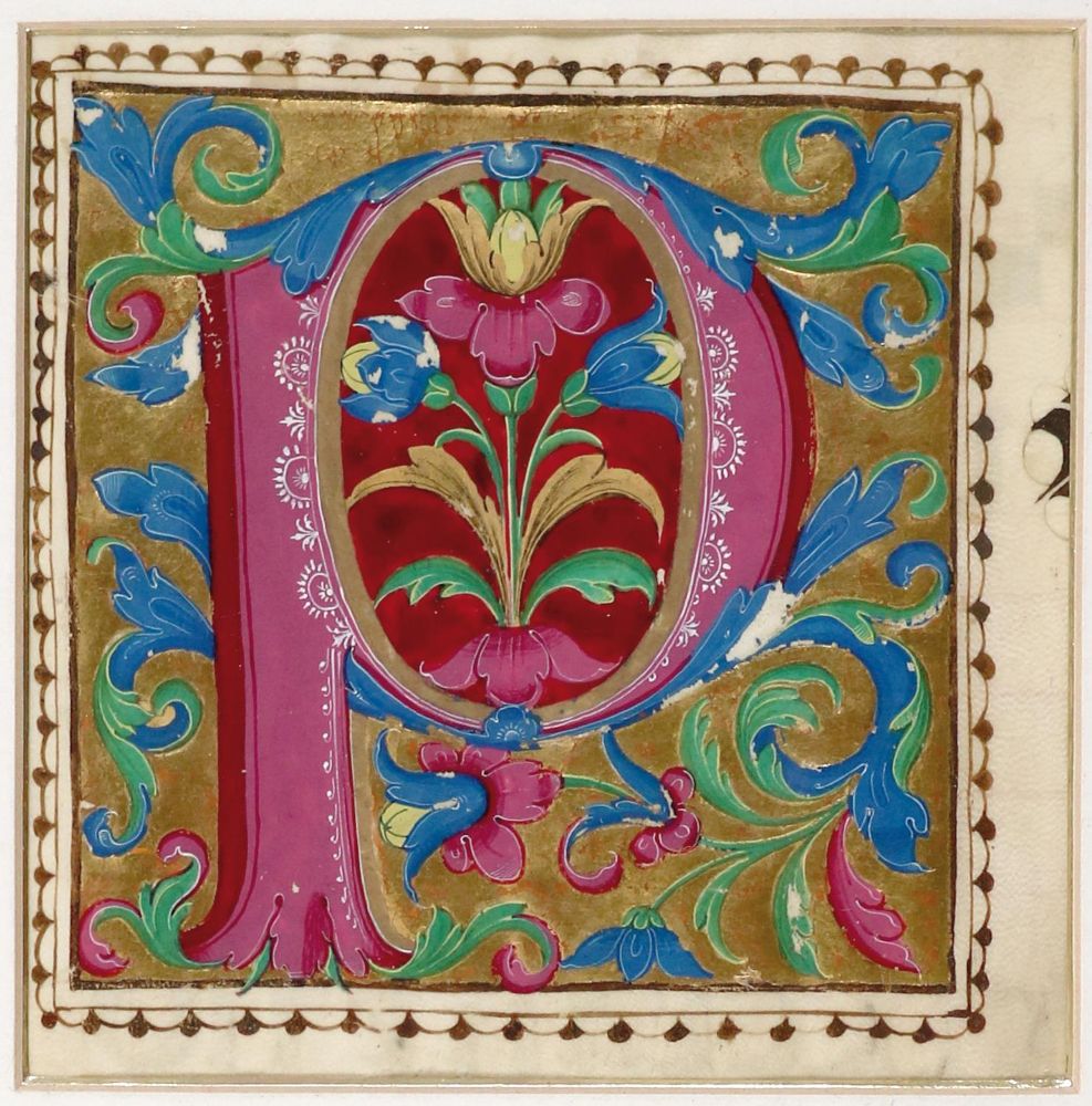 Große Abbildung Nr.1: 142-173 Initiale P.: (Handschriften)