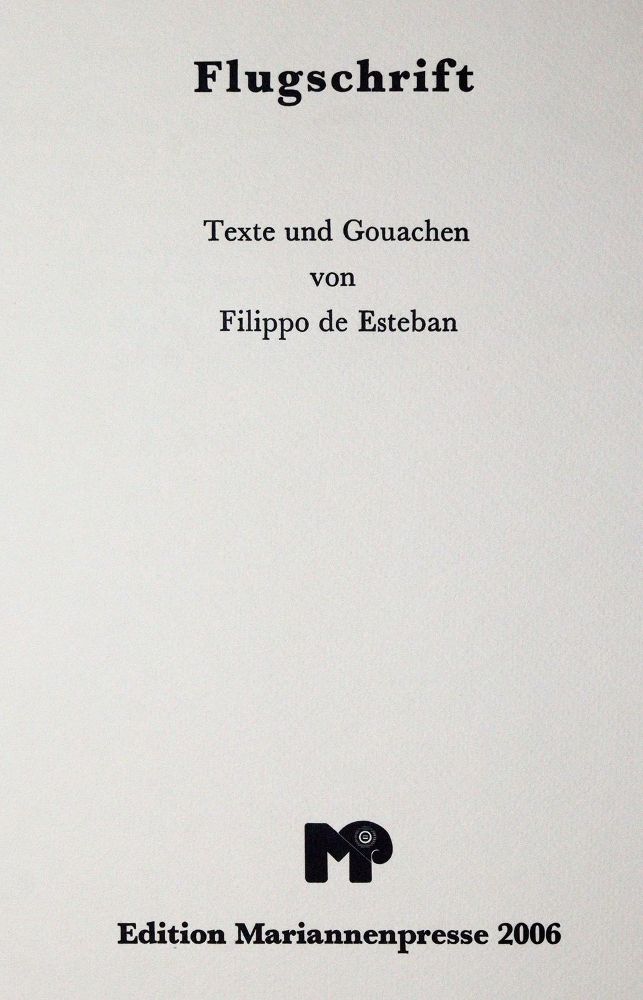 Große Abbildung Nr.1: 142-1734 Esteban,F.de.: (Mariannenpresse)