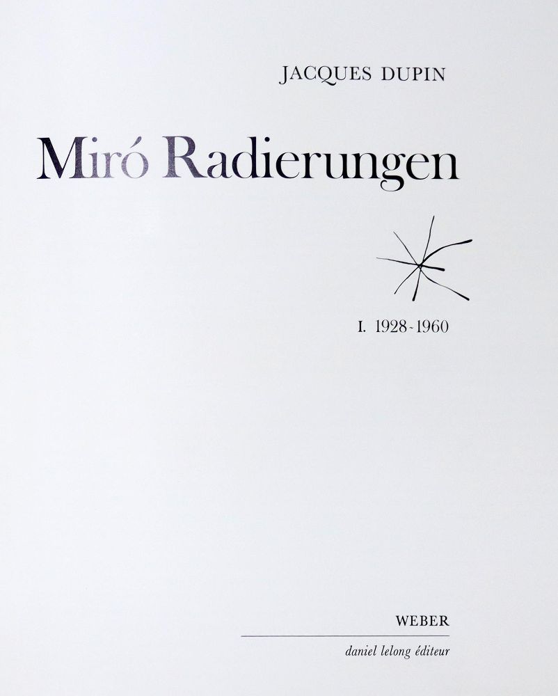 Große Abbildung Nr.1: 142-1740 Dupin,J.: (Miro)