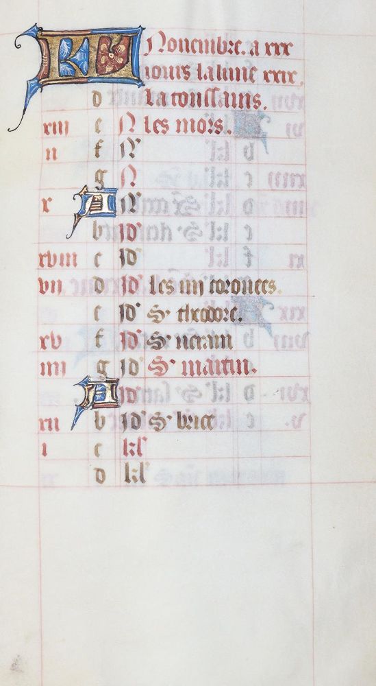 Große Abbildung Nr.21: 142-175 Kalendarium.: (Handschriften)