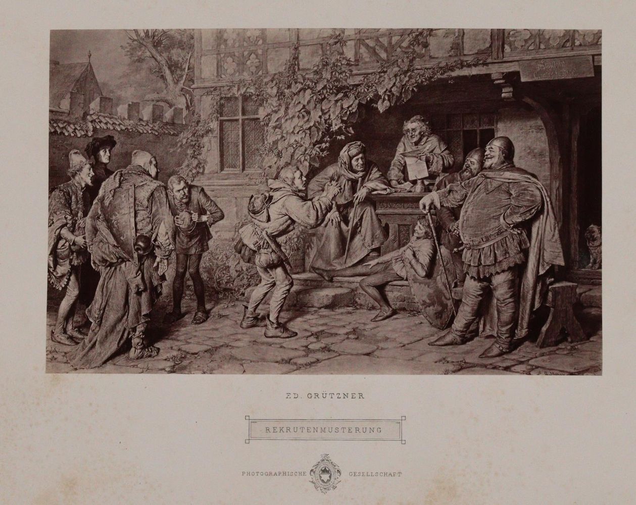 Große Abbildung Nr.2: 142-1762 Grützner,E.: (Photographie)