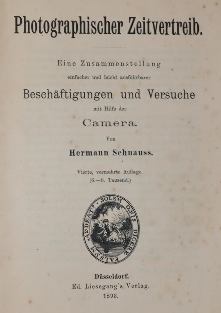 Große Abbildung Nr.1: 142-1767 Schnauss,H.: (Photographie)