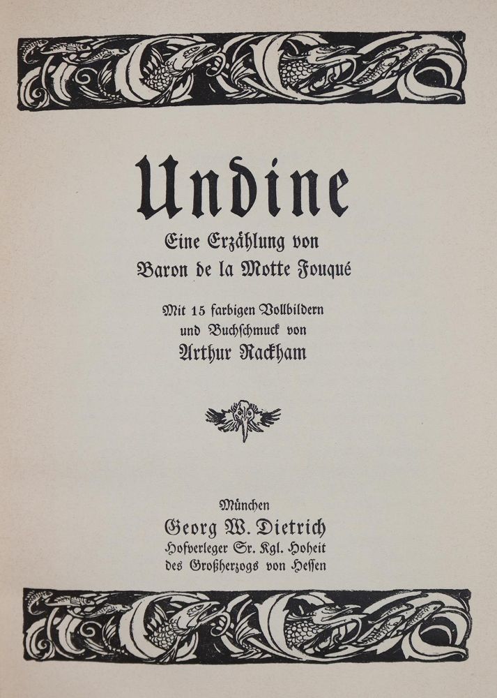 Große Abbildung Nr.1: 142-1778 Fouque,F. de la Motte.: (Rackham)