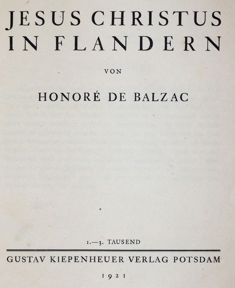 Große Abbildung Nr.1: 142-1796 Sammlung.: (Literatur und illustrierte Bücher 20.Jahrhundert - Alte Literatur in modernen Ausgaben)