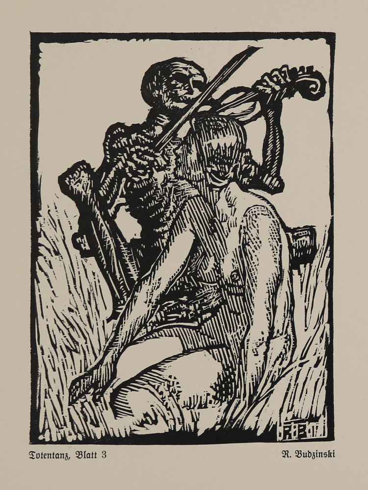 Große Abbildung Nr.28: 142-1831 Budzinski,R.: (Totentanz)