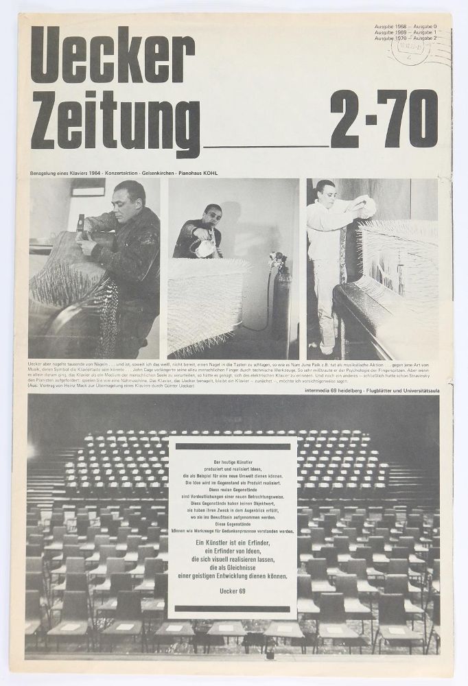 Große Abbildung Nr.1: 142-1839 Uecker Zeitung.: (Literatur und illustrierte Bücher 20.Jahrhundert - Alte Literatur in modernen Ausgaben)