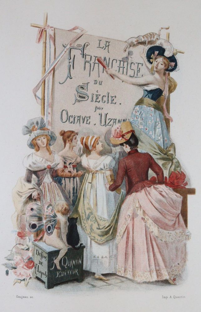 Große Abbildung Nr.2: 142-1843 Uzanne,O.: (Literatur und illustrierte Bücher 20.Jahrhundert - Alte Literatur in modernen Ausgaben)