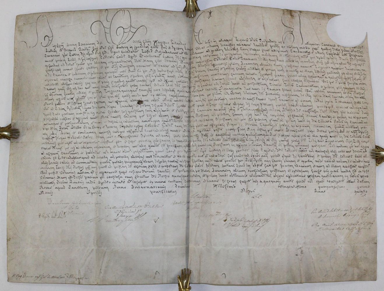 Große Abbildung Nr.2: 142-185 Römische Kurie.: (Handschriften)
