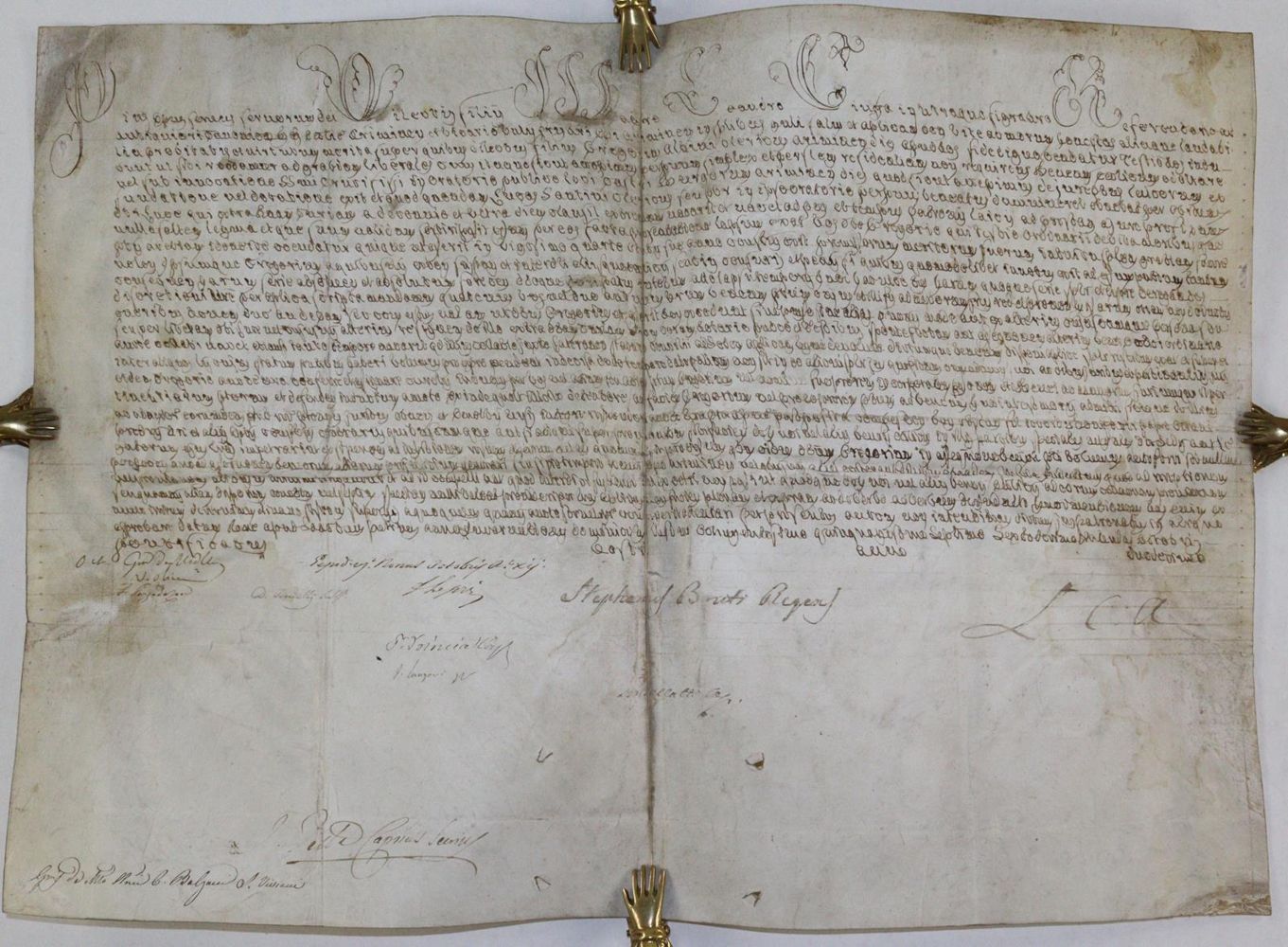 Große Abbildung Nr.3: 142-185 Römische Kurie.: (Handschriften)