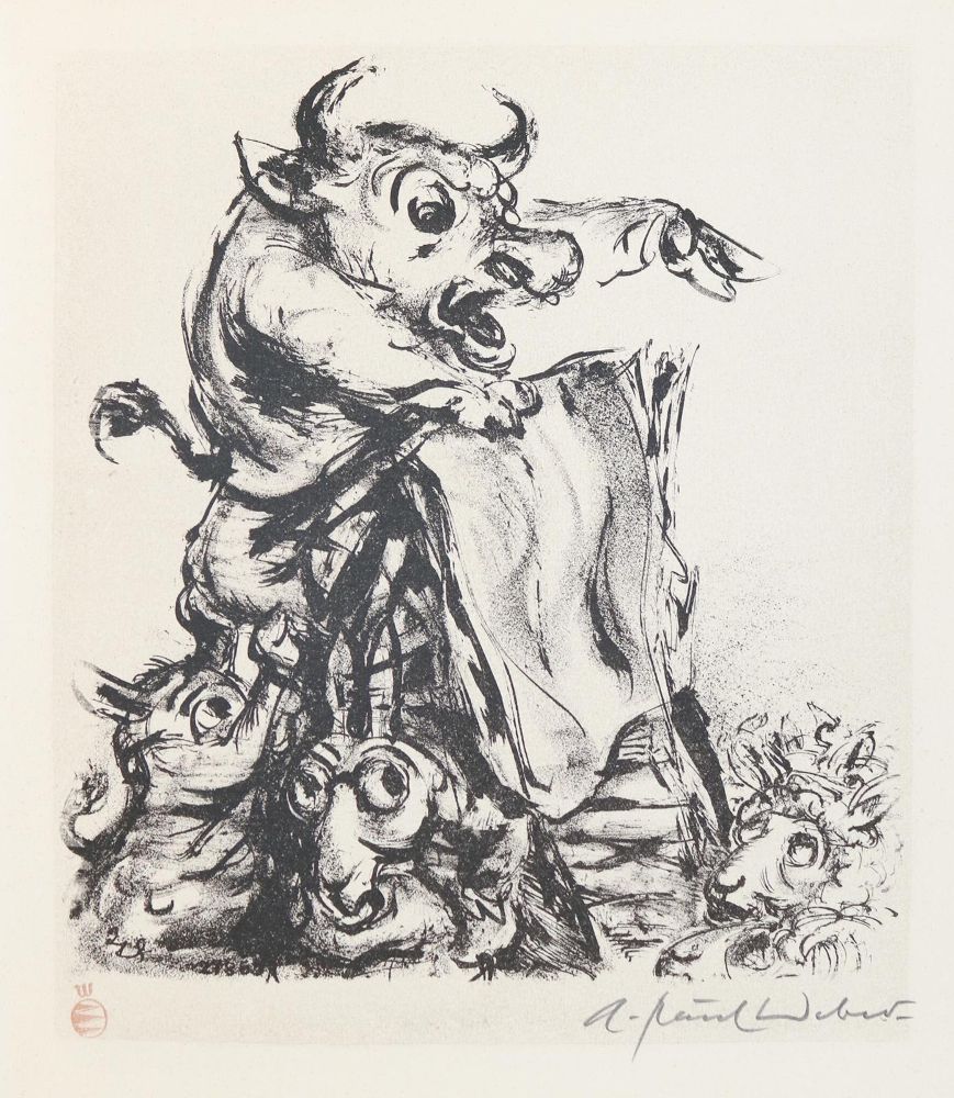 Große Abbildung Nr.1: 142-1854 Weber,P.A.: (Literatur und illustrierte Bücher 20.Jahrhundert - Alte Literatur in modernen Ausgaben)