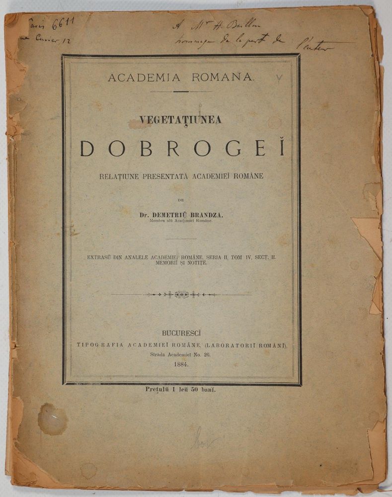 Große Abbildung Nr.4: 142-1866 Brandza,D.: (Botanik)