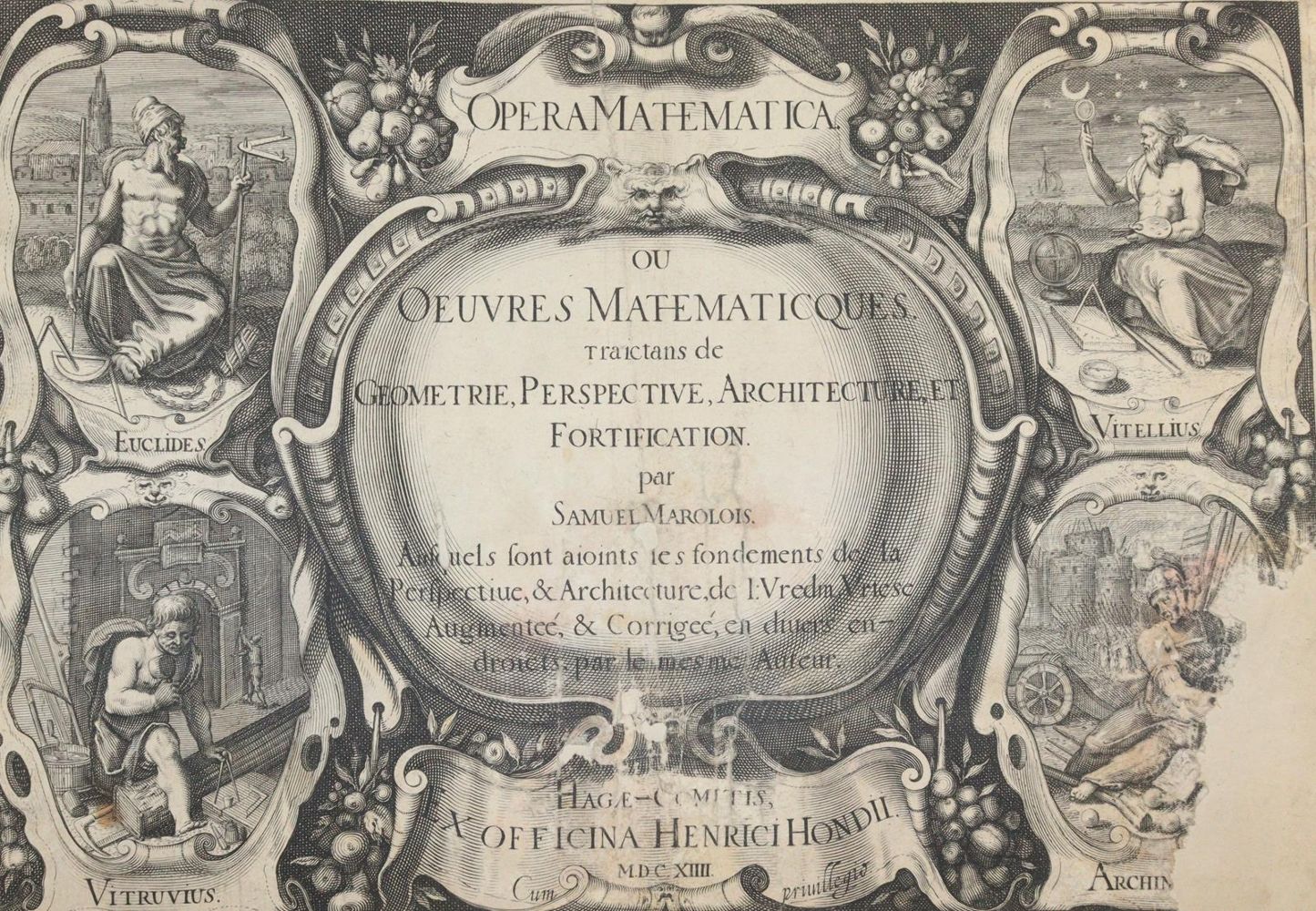 Große Abbildung Nr.1: 142-1878 Marolois,S.: (Mathematik)