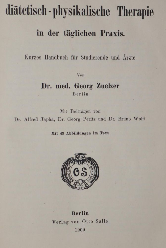 Große Abbildung Nr.1: 142-1918 Lusk,G.: (Medizin)