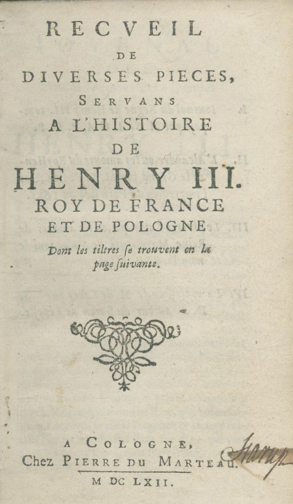 Große Abbildung Nr.1: 142-193 (Hay du Chastelet,P.).: (Alte Drucke, Handschriften und Theologie)
