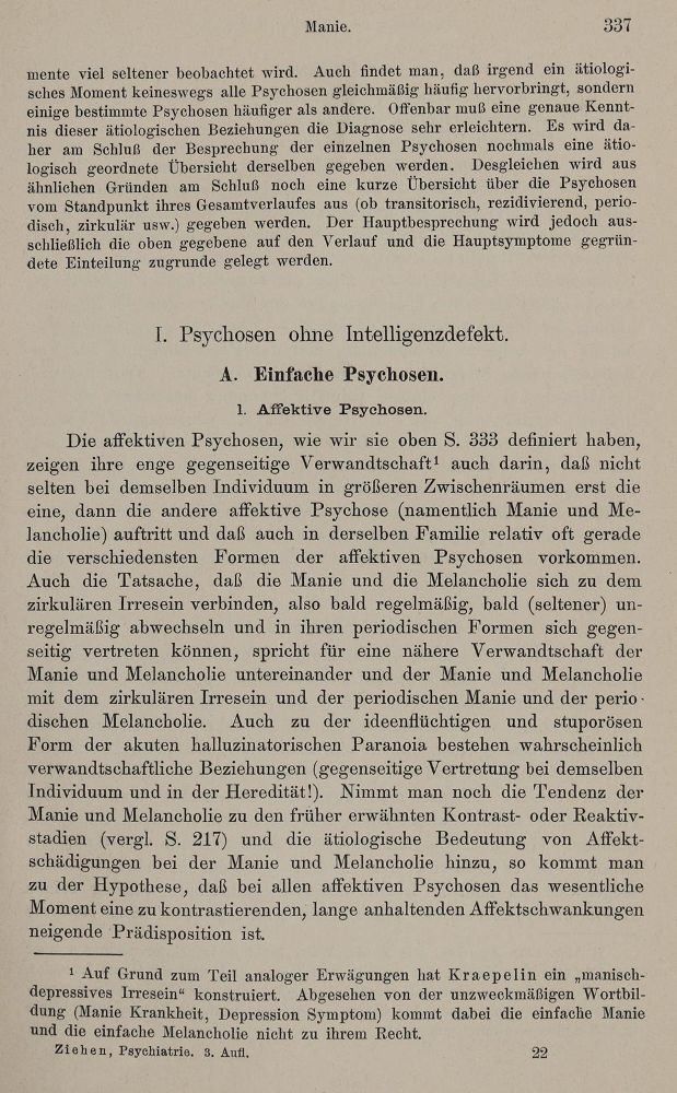 Große Abbildung Nr.1: 142-1932 (Ziehen,T.: (Medizin, Psychiatrie)