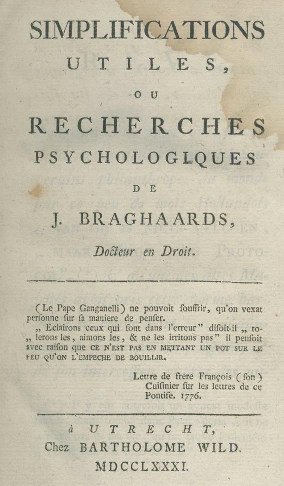 Große Abbildung Nr.1: 142-1933 Braghaards,J.: (Medizin, Psychologie)