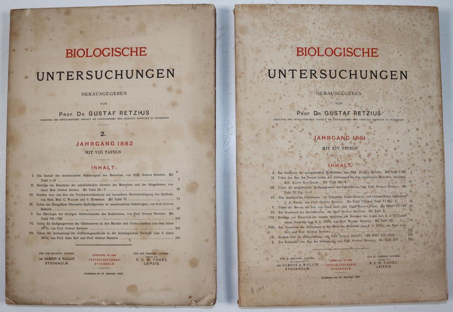 Große Abbildung Nr.5: 142-1939 Retzius,G.: (Medizin)