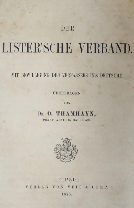 Große Abbildung Nr.1: 142-1942 Sammlung: (Medizin)
