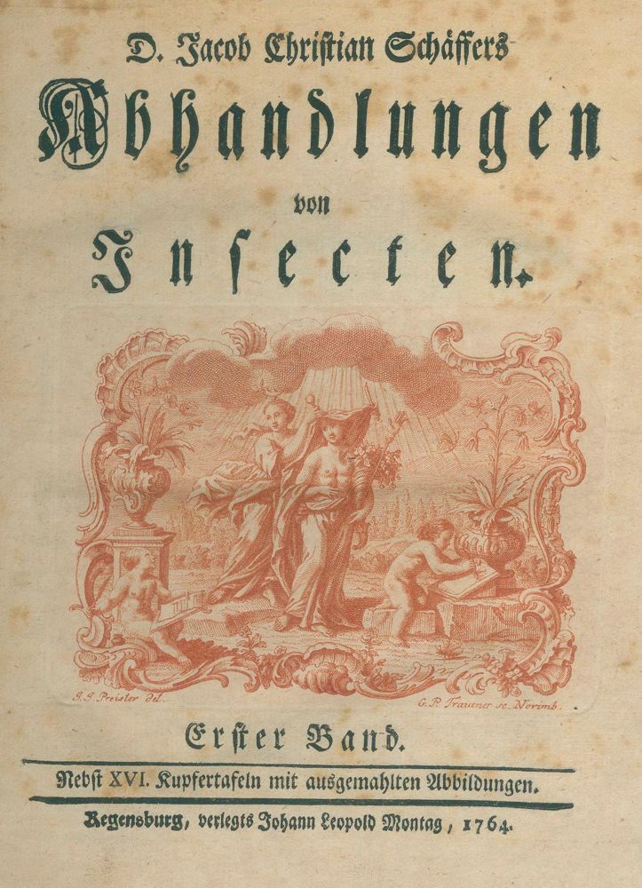 Große Abbildung Nr.1: 142-1978 Schäffer,J.C.: (Zoologie, Insekten)