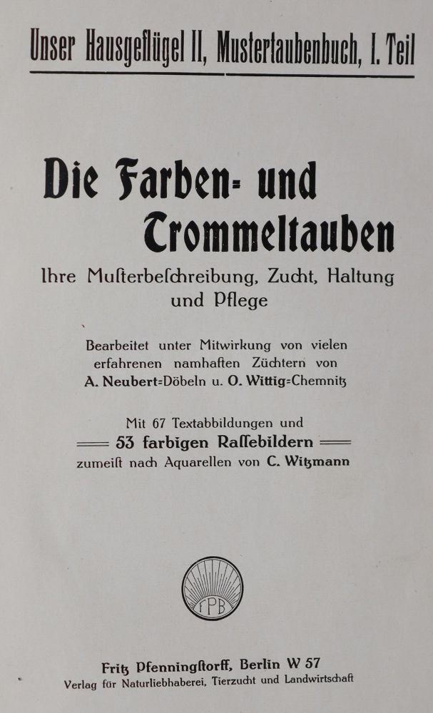Große Abbildung Nr.1: 142-1991 Baldamus,A.C.E.: (Zoologie, Vögel)