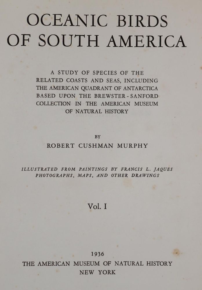 Große Abbildung Nr.1: 142-2005 Murphy,R.C.: (Zoologie, Vögel)