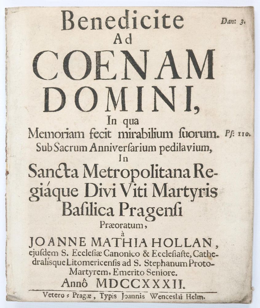 Große Abbildung Nr.1: 142-201 Hollan,J.M.: (Alte Drucke, Handschriften und Theologie)