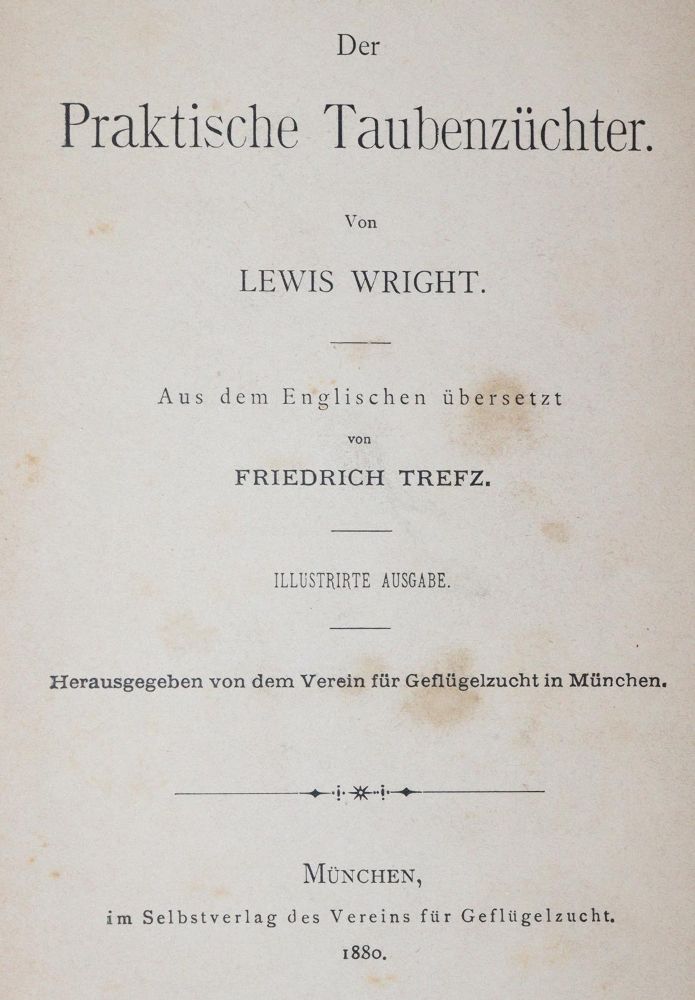 Große Abbildung Nr.1: 142-2057 Schmidt,C.G.: (Zoologie, Vögel, Tauben)