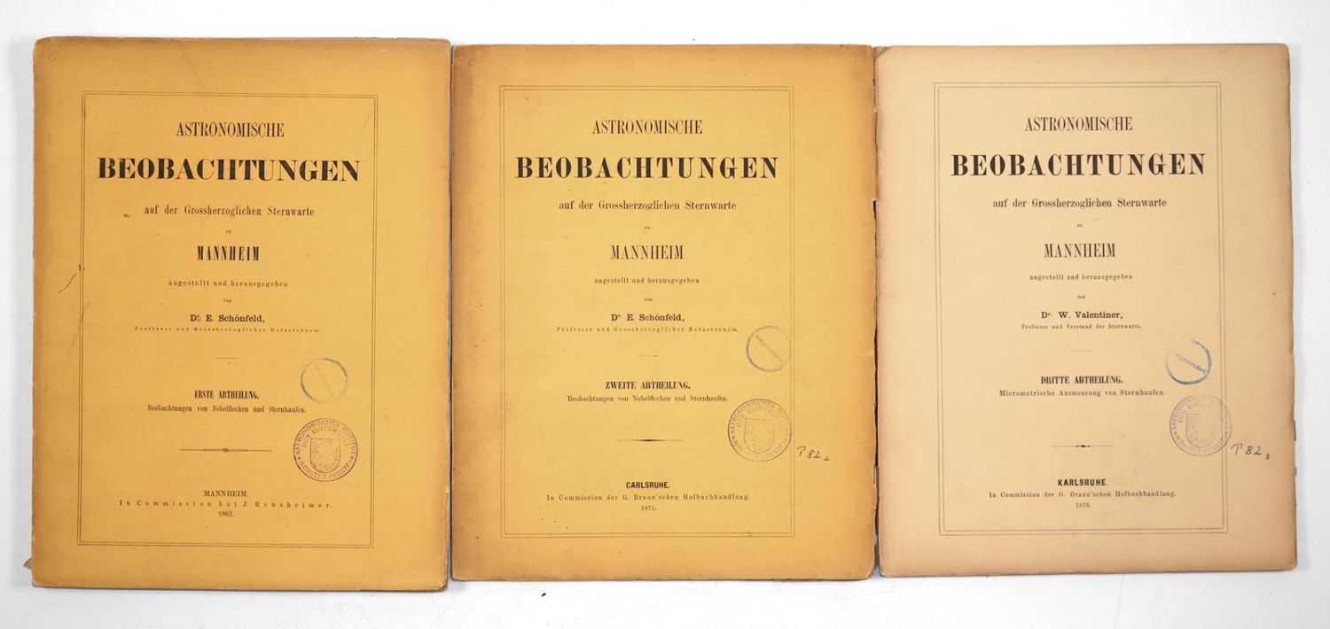 Große Abbildung Nr.2: 142-2078 Schönfeld,E.: (Verschiedene Gebiete - Varia, Astronomie)